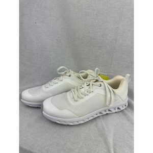 All in Motion Mens White Mesh Athletic Running Sneakers Shoes Size 8.5 NEW